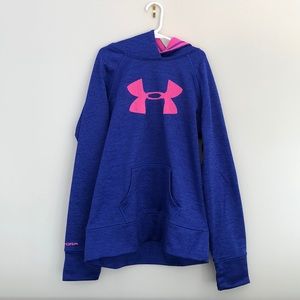 Under Armour Blue and Pink Kids Sweatshirt